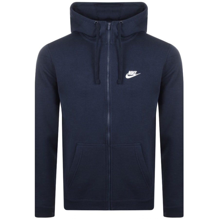 Alternative Image for ProductNike Full Zip Club Hoodie Navy1